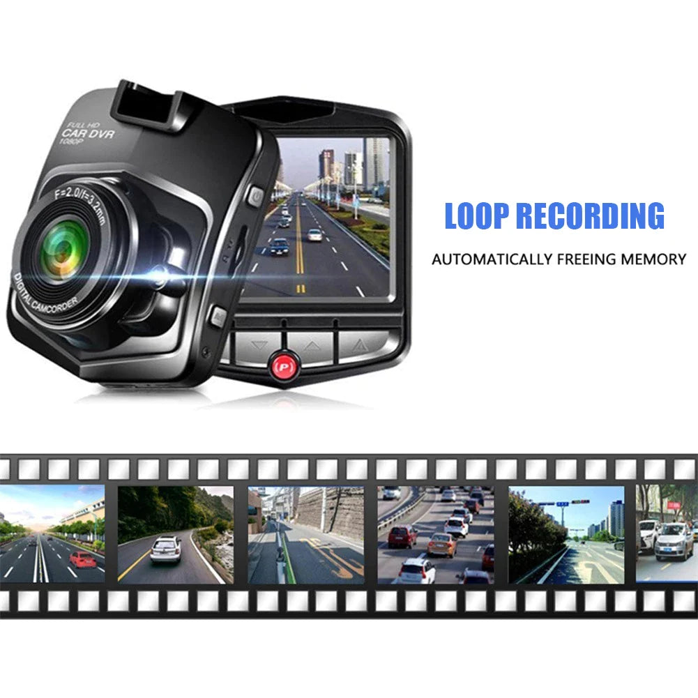 2.4" Full HD 1080P Dash Cam | Night Vision Car DVR with G-Sensor, 170° Wide Angle, Loop Recording & Motion Detection