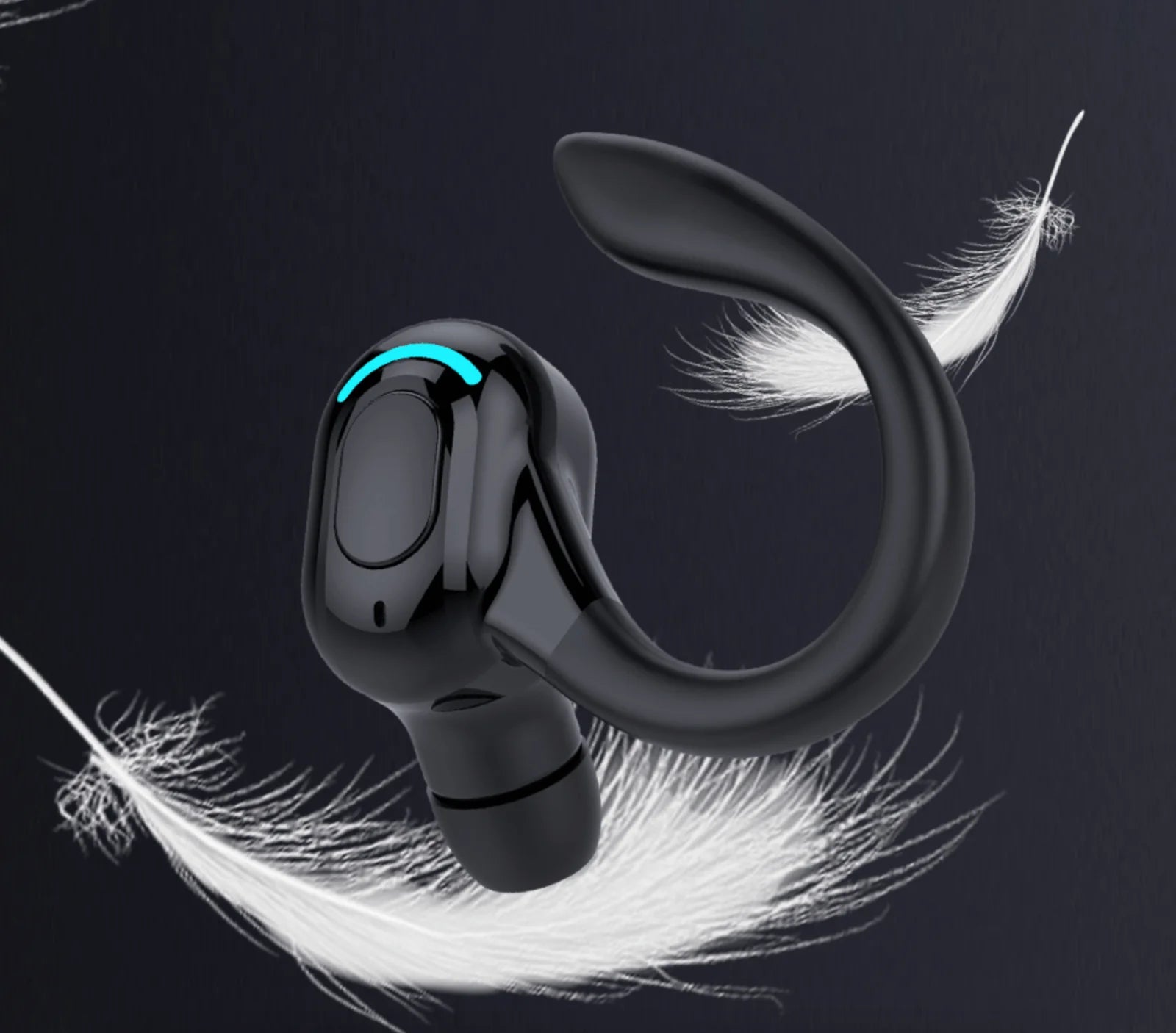 Bluetooth 5.1 Wireless Earbuds with Stereo Sound and Ear Hook Design