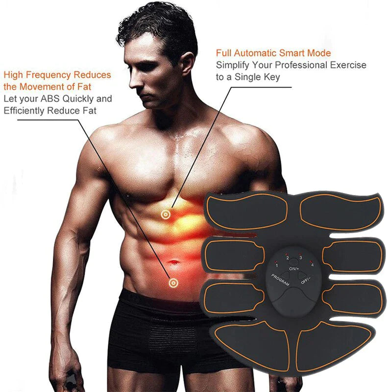 EMS Ab Muscle Stimulator Trainer | Smart Abs Toning Belt for Fast Core Sculpting & Home Fitness Workouts