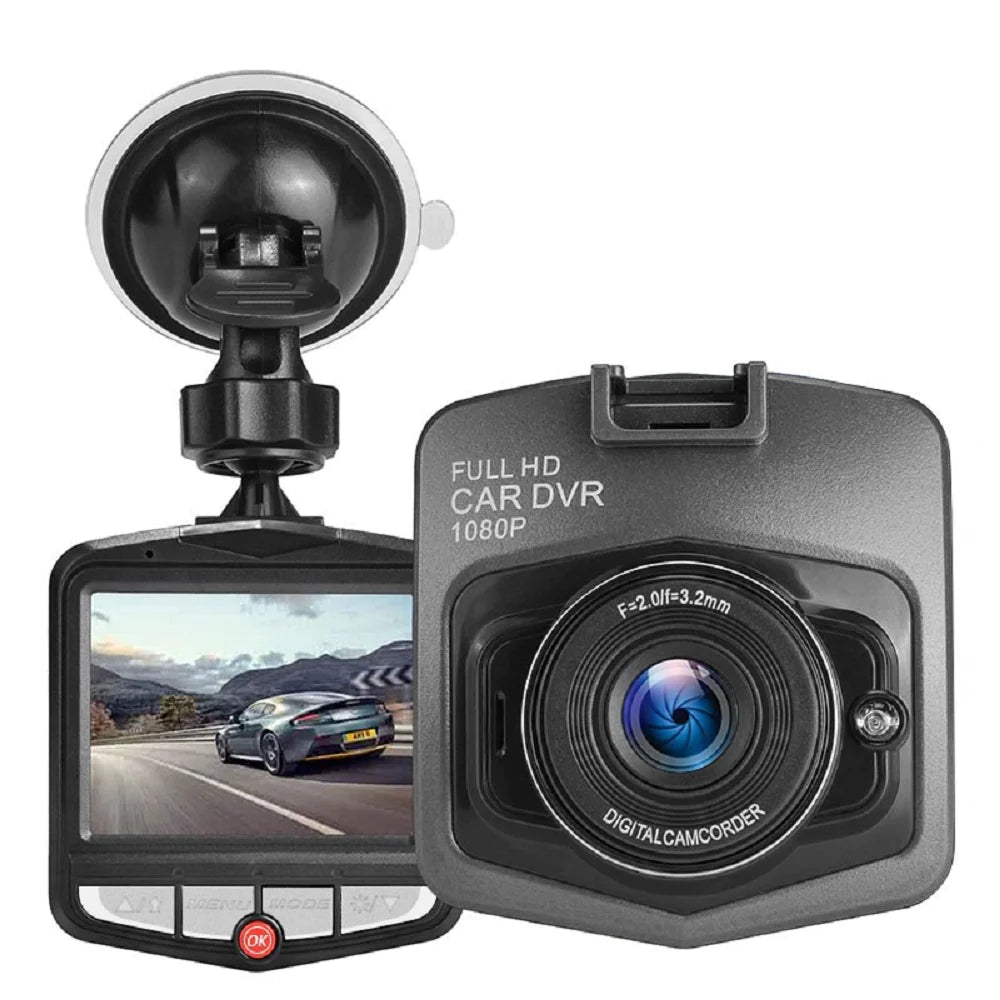 2.4" Full HD 1080P Dash Cam | Night Vision Car DVR with G-Sensor, 170° Wide Angle, Loop Recording & Motion Detection