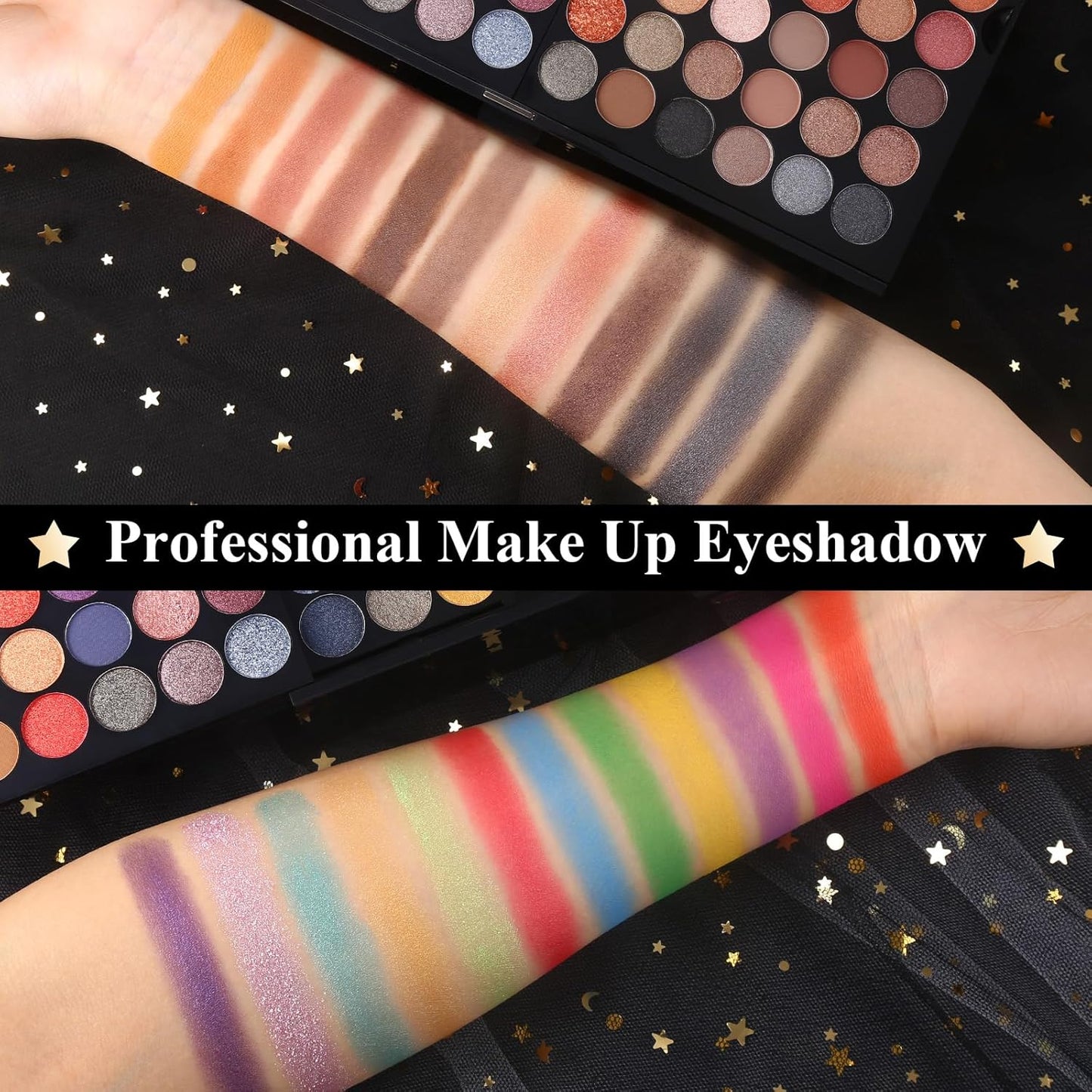 All-in-One Professional Makeup Kit | 144-Color Eyeshadow, Lip Gloss, Concealer, Blush, Highlighter & Brushes Set for Women & Girls – Complete Makeup Palette Gift Box