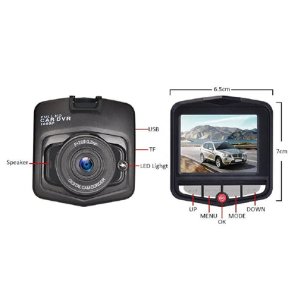 2.4" Full HD 1080P Dash Cam | Night Vision Car DVR with G-Sensor, 170° Wide Angle, Loop Recording & Motion Detection