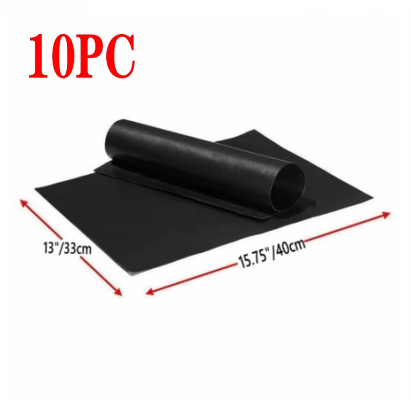 BBQ Grill Mat Non-Stick Reusable Pad | Teflon Heat-Resistant Barbecue Liner for Outdoor Cooking & Baking (40×33 cm)