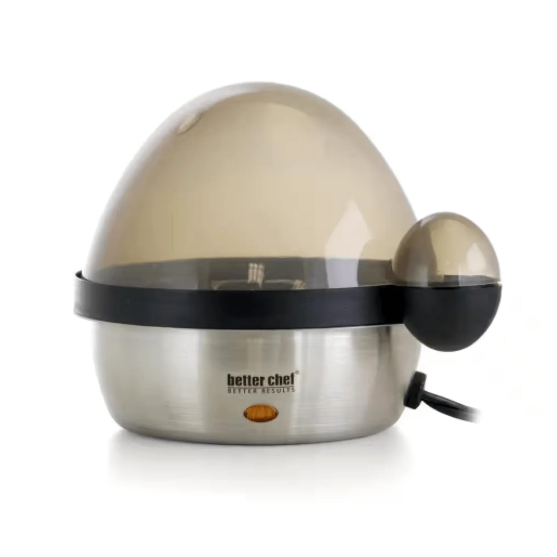 Better Chef 7-Egg Stainless Steel Electric Egg Cooker | Fast Boil, Audible Alert, Auto-Off, See-Through Lid (Refurbished)
