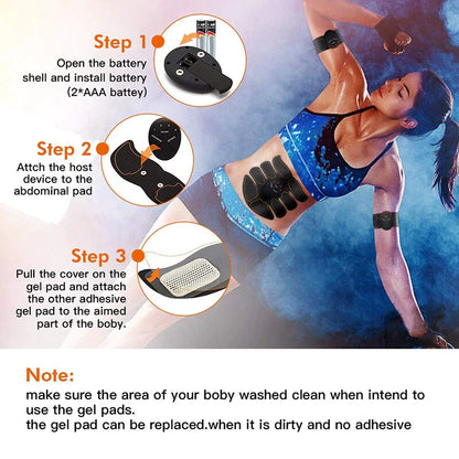 EMS Ab Muscle Stimulator Trainer | Smart Abs Toning Belt for Fast Core Sculpting & Home Fitness Workouts