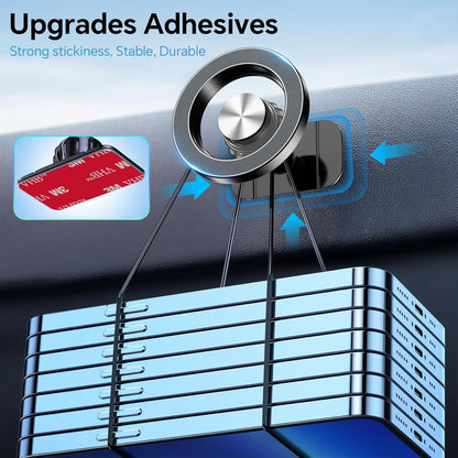 MagSafe Car Mount with 20 Strong Magnets | 360° Magnetic Phone Holder for iPhone 17 / 16 / 15 / 14 | Secure Dashboard & Vent Mount – Sleek Car Accessory for Men & Women