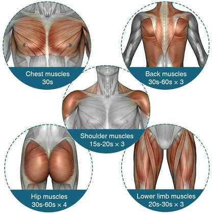 Deep Tissue Massage Gun – 6-Speed Percussion Muscle Massager with 4 Heads | Quiet Handheld Therapy Gun for Pain Relief, Recovery & Relaxation