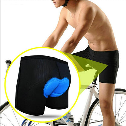 3D Padded Cycling Shorts for Men & Women | Breathable Gel Bike Underwear for Long Rides & Comfort Fit
