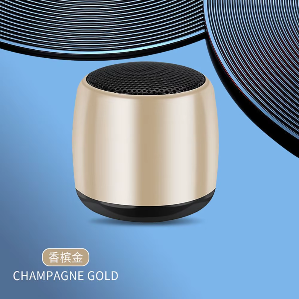 Mini Bluetooth Speaker | Portable Wireless Metal Subwoofer with Hi-Fi Bass & 3W Sound – Outdoor & Travel Audio - OmniChase