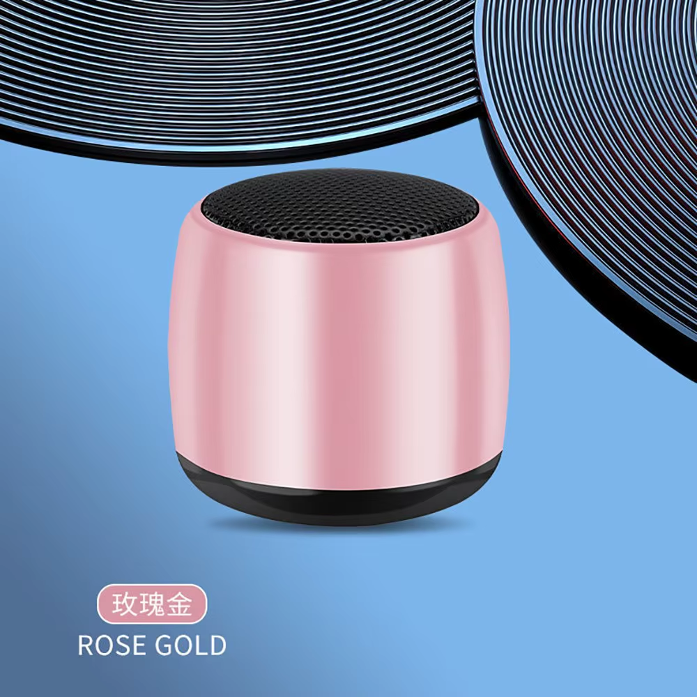 Mini Bluetooth Speaker | Portable Wireless Metal Subwoofer with Hi-Fi Bass & 3W Sound – Outdoor & Travel Audio - OmniChase
