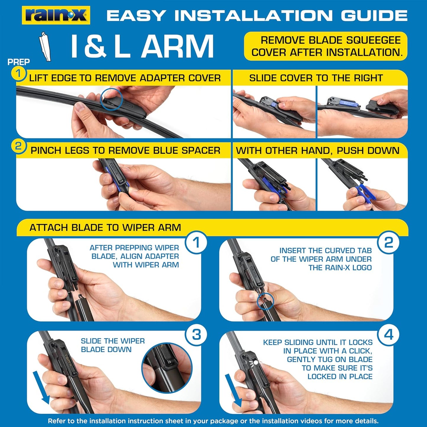 Rain-X Repellency 22" Water-Repellent Wiper Blades | New Latitude Upgrade for Clearer, Safer Driving in Rain, Snow & All Weather