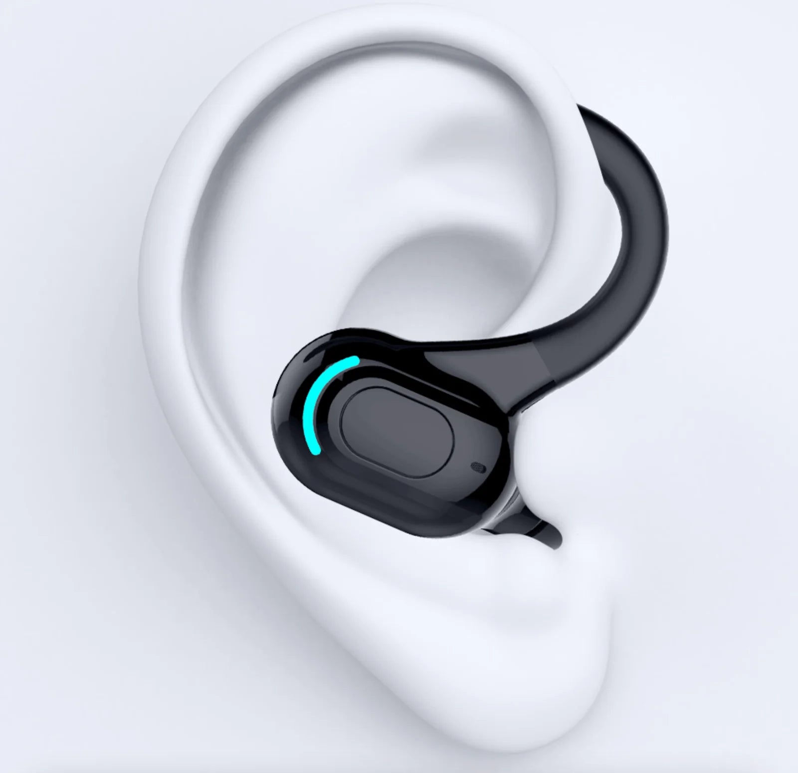 Bluetooth 5.1 Wireless Earbuds with Stereo Sound and Ear Hook Design