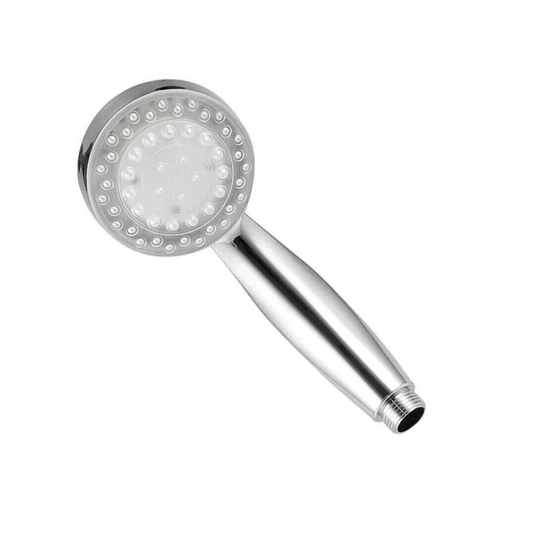 7-Color Changing LED Shower Head for Home Bathroom with Water Bath Glow Feature