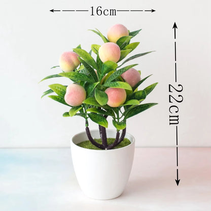 Artificial Bonsai Tree – Realistic Mini Potted Plant Decor for Home, Office & Garden | 6 Colors Available