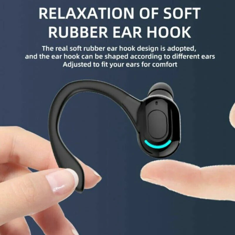 Bluetooth 5.1 Wireless Earbuds with Stereo Sound and Ear Hook Design