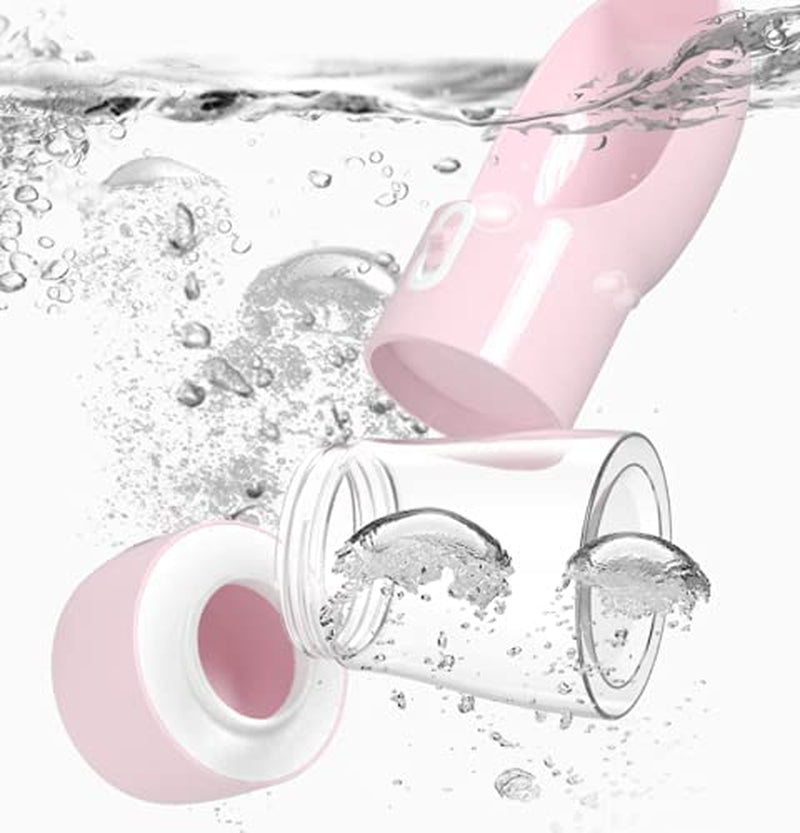 2-in-1 Portable Dog Water Bottle & Food Dispenser | Leak-Proof Pet Travel Bottle with One-Hand Operation for Dogs & Cats – Lightweight, BPA-Free, Easy Clean Design for Walking, Hiking & Trips