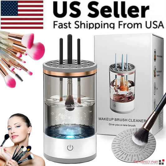 Electric Makeup Brush Cleaning Machine with Automatic Cleaning and Fast Drying Features