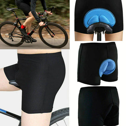 3D Padded Cycling Shorts for Men & Women | Breathable Gel Bike Underwear for Long Rides & Comfort Fit
