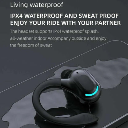 Bluetooth 5.1 Wireless Earbuds with Stereo Sound and Ear Hook Design