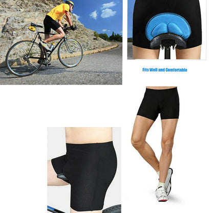 3D Padded Cycling Shorts for Men & Women | Breathable Gel Bike Underwear for Long Rides & Comfort Fit