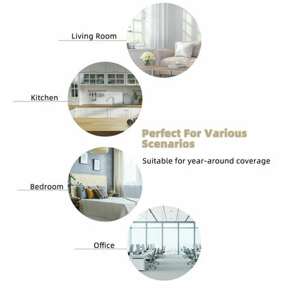 One-Way Mirror Window Film - Heat and UV Reflective Privacy Tint for Residential and Commercial Use